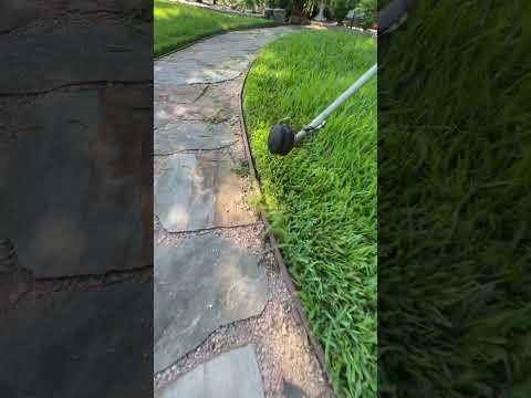 Edging compilation: rate 1-10!! #houstontexas #lawn #satisfyinglawncare #lawnedging