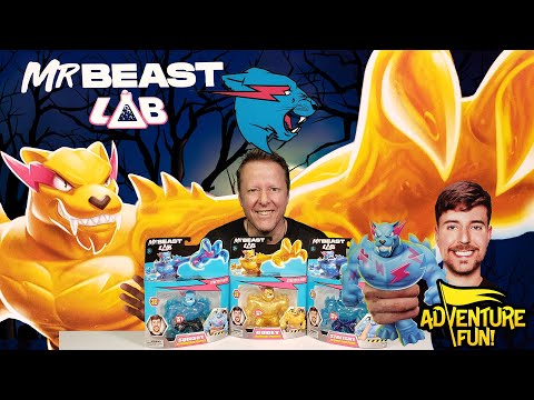 MrBeast Lab Stretchy Hero Hypercharged, Iconic and Legendary Gold Panther AdventureFun Toy review!