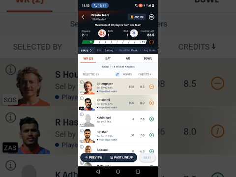 sos vs zas dream11 team kaise banaye | sos vs zas dream11 team kaise banaye #teamdream11