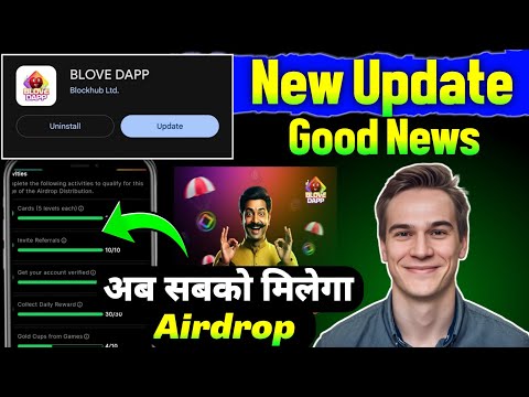 Blove Dapp New Update Today | Blove Dapp Social Media Activities Task | Blove Dapp Airdrop Snapshots