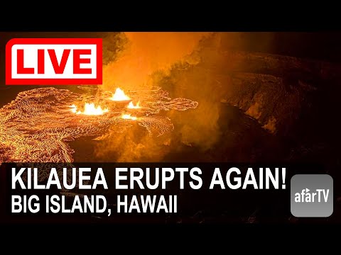 🔴 Live Now: New Eruption at Kilauea Volcano!  Hawaii (Multi-Cam)