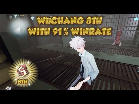 (8th Wuchang) Wuchang 8th With 91% Winrate | Identity V | 第五人格 | 제5인격 |アイデンティティV