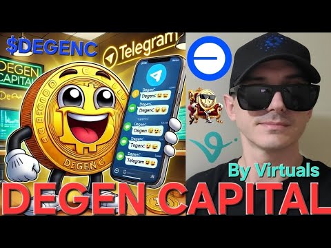 $DEGENC - DEGEN CAPITAL BY VIRTUALS TOKEN CRYPTO COIN HOW TO BUY DEGENC BASE AI AGENT BLOCKCHAIN NEW