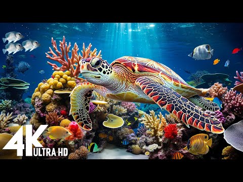 [NEW] 11HR Stunning 4K Underwater Footage-Rare & Colorful Sea Life Video, Sleep Meditation Music #3