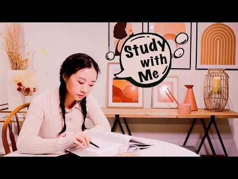 STUDY WITH ME no music | 2 HOURS POMODORO STUDY SESSION