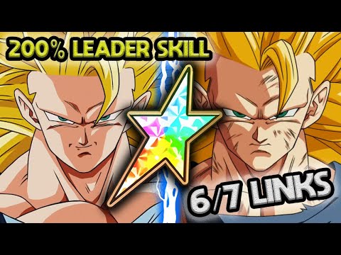 100% STR SSJ3 GOKU + AGL SSJ3 ANGEL GOKU ROTATION! Dragon Ball Z Dokkan Battle