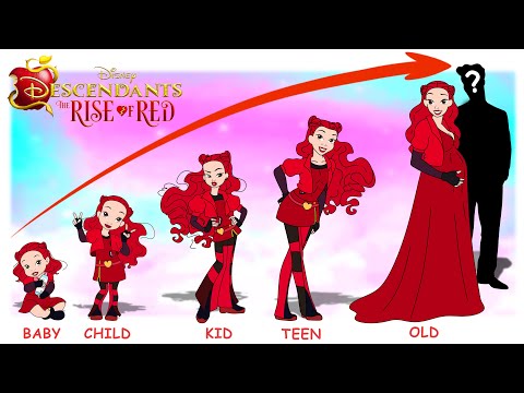 Descendants: The Rise of Red Growing Up Compilation | GO WOW