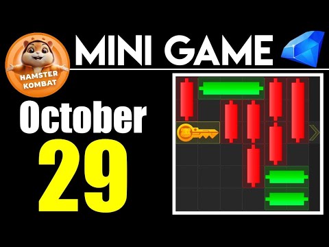 Hamster kombat Mini-Game 29 October (Puzzle Solved) Slow Step by Step #minigame #hamsterkombat