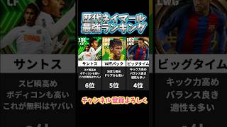 歴代ネイマール最強ランキング！#イーフト#efootball#efootball2025 #イーフットボール