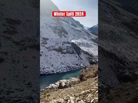 Unbelievable Winter Spiti Valley2024😍#shortvideo #tatasafari #mountains #shortvideo #youtubeshorts