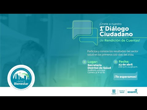 Primer diálogo ciudadano: conoce los resultados del Sector Salud en los primeros 100 días de 2024