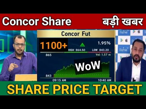 Concor Share Result Strategy | Stock Day High | Concor Share target tommorrow