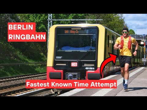 I Ran a Marathon Following the Berlin Ringbahn (FKT Attempt!)