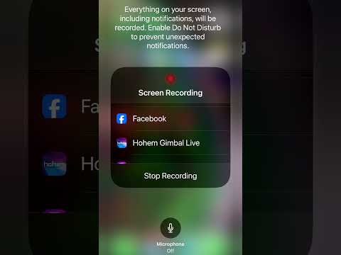 HOW TO SCREEN RECORD ON IPHONE