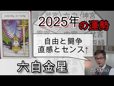 六白金星【2025年の運勢】 九星 タロット【一年間の運勢】占い