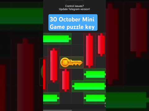 30 October Mini Game puzzle key today mini game || Daily Mini game key today