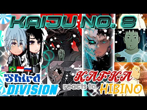 Kaiju No. 8// Third Division react to Kafka Hibino// gacha react// { 🇺🇲🇧🇷🇷🇺🇮🇩}