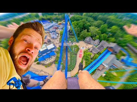 RIDING EPIC ROLLER COASTERS at Busch Gardens Williamsburg! 🤯