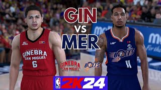 PBA Season 49th Commissioner's Cup | Brgy Ginebra San Miguel vs Meralco Bolts | NBA 2K24 (PC)