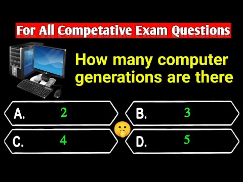 how many computer generations are there? || computer science || quiz for competitive exams