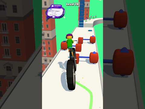 Big Bike Run Funny Mobile Gameplay 41 | Ranel The Gamer #gaming #shortsfeed #shorts