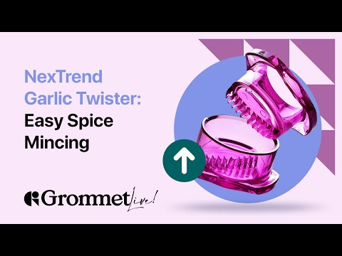 Effortlessly Mince Garlic with the NexTrend Garlic Twister | Grommet Live