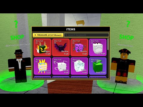 [Blox Fruits] Buying 30 Fruits From Blox Fruit Dealer