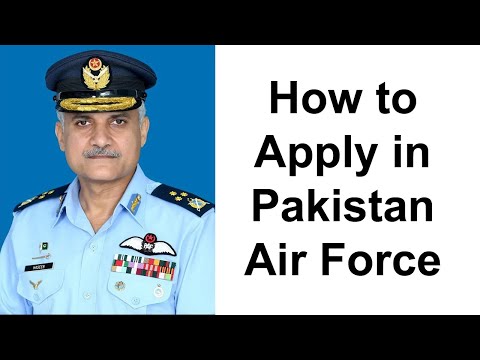 How to Join Pakistan Air Force (PAF Jobs)