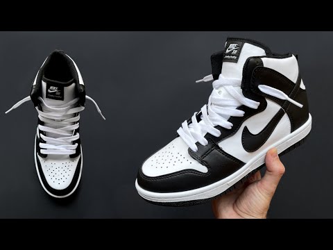 HOW TO LACE NIKE DUNK HIGH LOOSELY (THE BEST WAY)