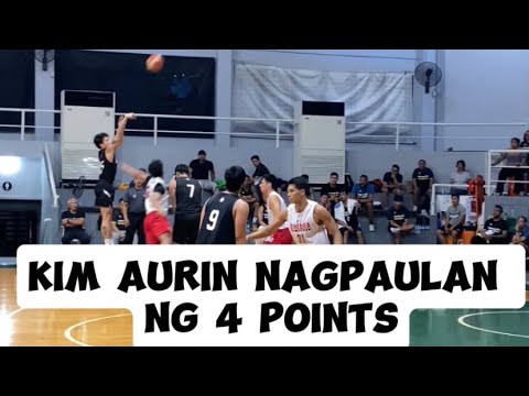 Kim Aurin nagpaulan ng 4points sa tune up game ng TNT vs Ginebra