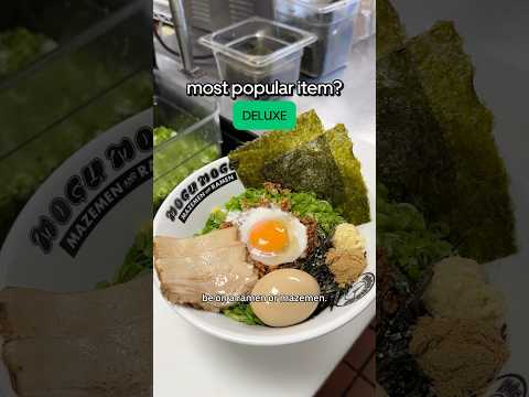 Discover mazemen at Mogu Mogu where mixed noodles meet Japanese flavors minus the broth | Uber Eats