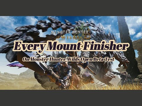 Every Mount Finisher on Monster Hunter Wilds