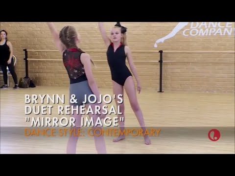 Dance Moms - Jojo and Brynn's Duet Rehearsal -  Mirror Image (S6,E25)