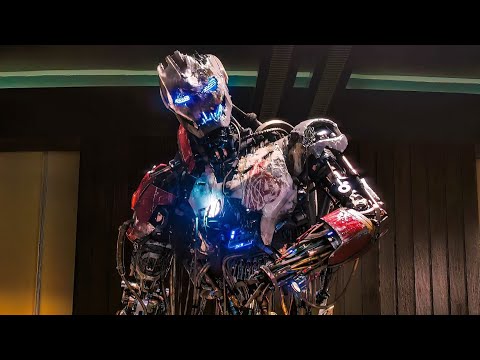 Avengers vs Ultron First Fight Scene - Avengers: Age of Ultron (2015) Movie Clip