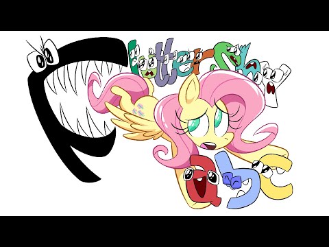 Fluttershy reacts to ALPHABET LORE