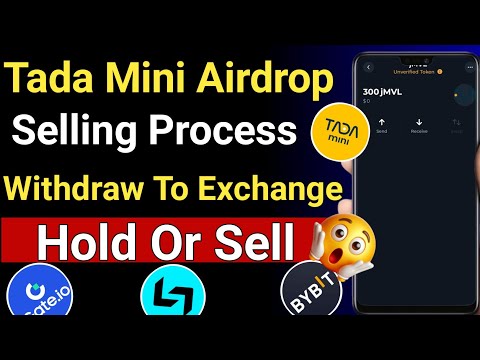 MVL token Selling Process || Tada Mini airdrop new update || MVL token Hold or sell