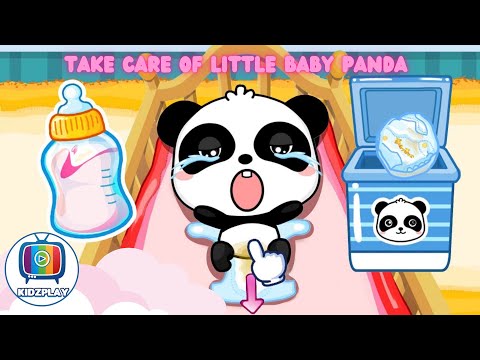 Little Baby Panda Care👶 | Kids Cartoon | Animation For Kids | Panda Cartoon | KIDZPLAY