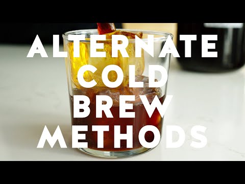 Blue Bottle Coffee Concepts - Alternative cold brew methods