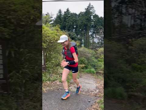 ホームコース⛰️筑波山奥にはボスがいます🐸 #running #trailrun #trailrunner #trailrunning #ランニング #ランニング女子#登山 #登山女子 #筑波山