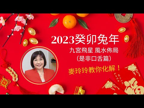 麥玲玲  2023癸卯兔年風水秘訣 [ 怎樣可以防是非口舌官非? ] #九宮飛星 #風水佈局 #麥玲玲風水