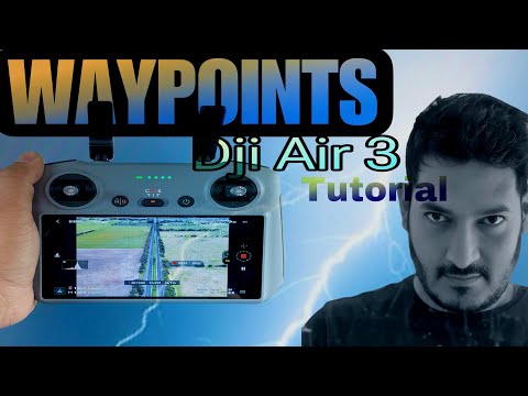 How to take attractive WAYPOINTS Hyperlapse with Dji Air 3?  Tutorial.