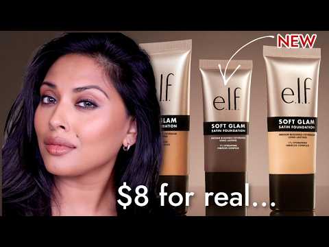 ELF Soft Glam Satin Foundation Review + Wear Test | Anne Soul