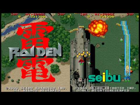 Raiden Arcade OST - Rough and Tumble - Stage 3 and 6 music