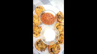 Cheesy 4 Ingredient Taco Bites! Best Appetizer Recipe! #easyrecipes #cooking #appetizer