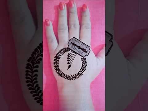 Easy mehndi design using bangle #mehandi #ytshorts #shorts #viralvideo