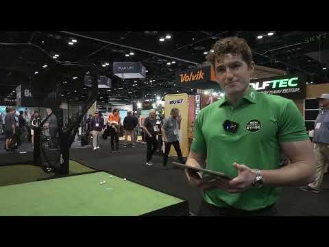 Zen Green Stage Moving Putting Platform at the 2024 PGA Merchandise Show