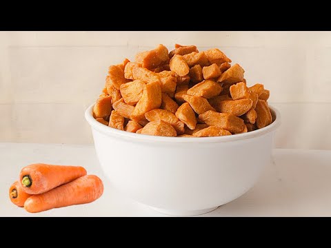 Carrot Chin Chin Recipe | How To make Soft and Crunchy Chin Chin