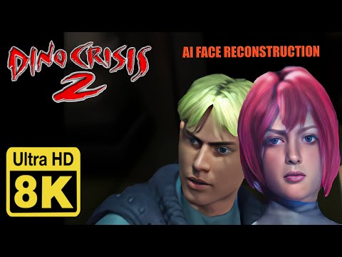 Dino Crisis 2 Ending 8k  ( Upscale + AI Face reconstruction )