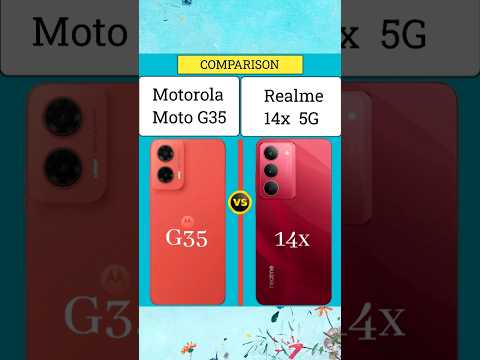 Motorola Moto G35 vs Realme 14x 5G