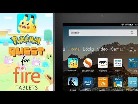 Install Pokemon Quest to Amazon Kindle Fire Tablet